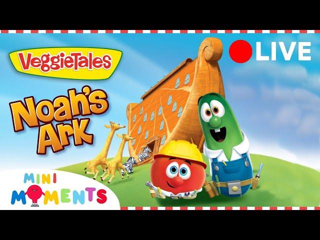 LIVE  | Noah's Ark | Full Story | Veggietales |  Mini Moments