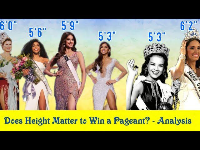 Does Height Matter in a Pageant Win?- Analysis | The Ultimate Truth!