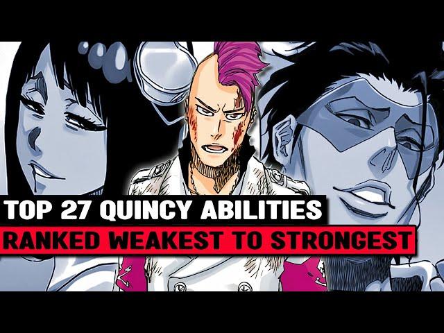 ALL 27 Quincy Schrifts in Bleach RANKED & EXPLAINED