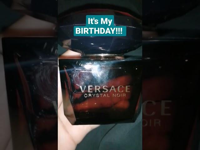 Versace Crystal Noir or Shaghaf oud #Birthday #Fragrance