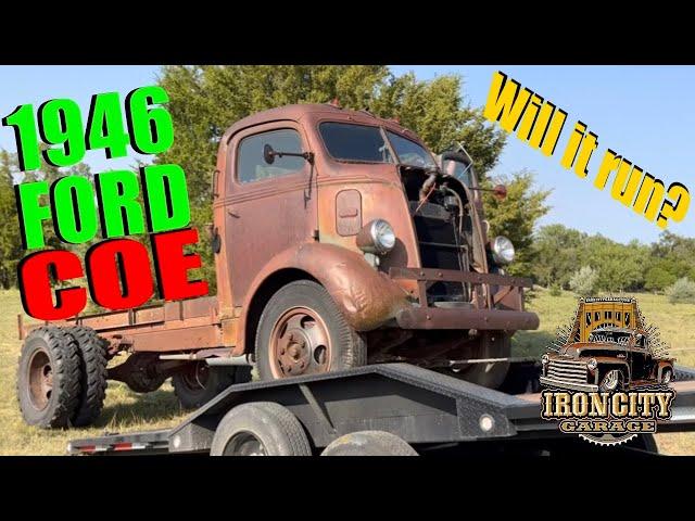 1946 Ford Cab Over COE. Fresh off the Farm. (Flat head V8) Will It Run?? ￼