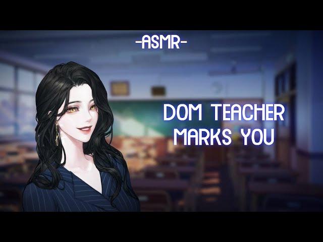 [ASMR] [ROLEPLAY] dom teacher marks you (binaural/F4A)