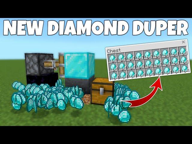 How To Make DIAMOND Farm/Duper in Minecraft Bedrock 1.20+ (Actually Working) OMG 