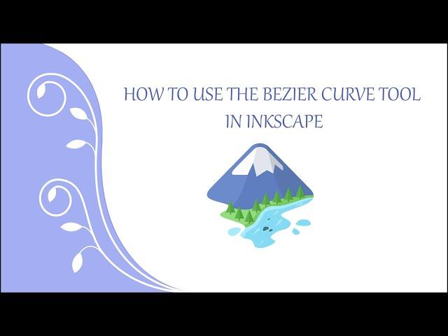 How to Use the Bezier Curve Tool in Inkscape