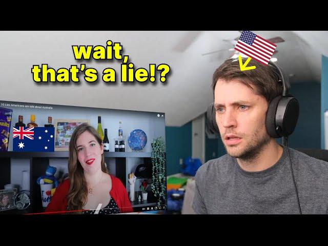 American reacts to Lies American's are told about Australia