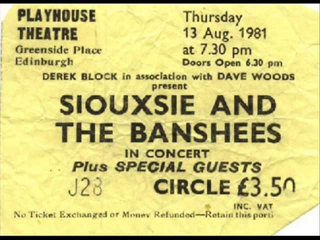 Siouxsie and the Banshees - Israel (Live @ Edinburgh 1981)