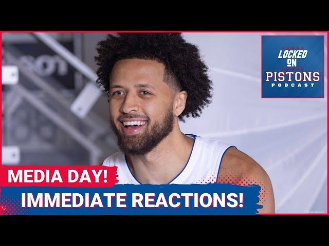 DETROIT PISTONS MEDIA DAY IMMEDIATE REACTION/TAKEAWAYS!