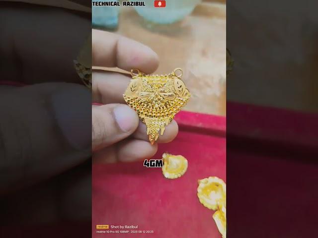 Ms Locket gold new type #gold #goldjewellery #newdesigngoldearrings #shortvideo #youtubeshorts