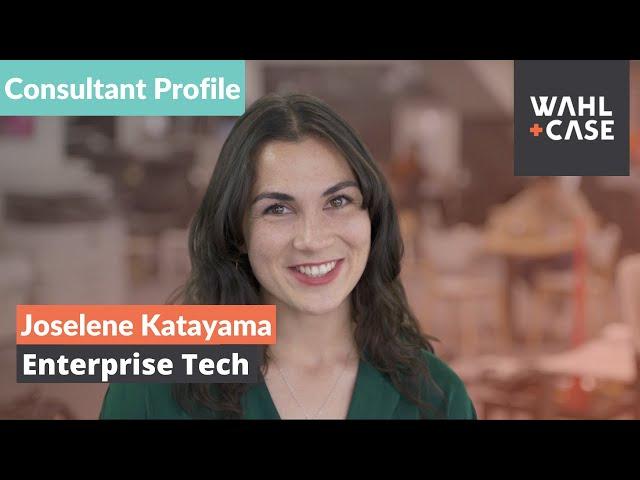 Consultant Profile: Joselene Katayama, Consultant | Enterprise Technology at Wahl+Case