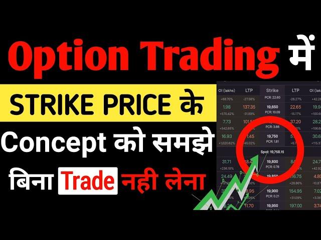 Option Trading में Strike Price Calculate करके ही Call या Put Buy करना | Option Stratgey Hindi