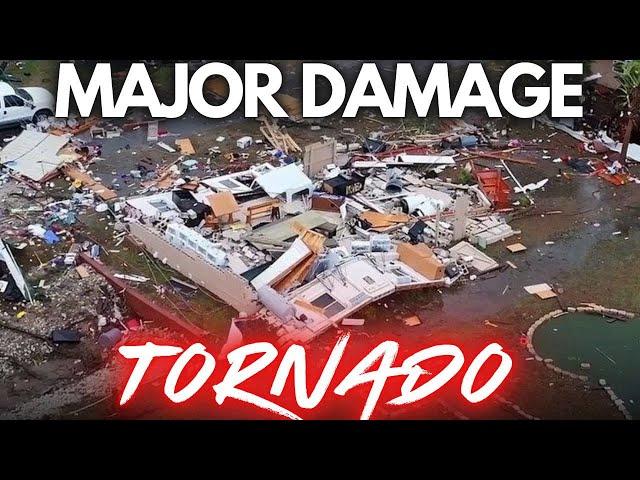 TORNADO WARNING!! Storms. MAJOR DAMAGE!! Florida. LIVE.