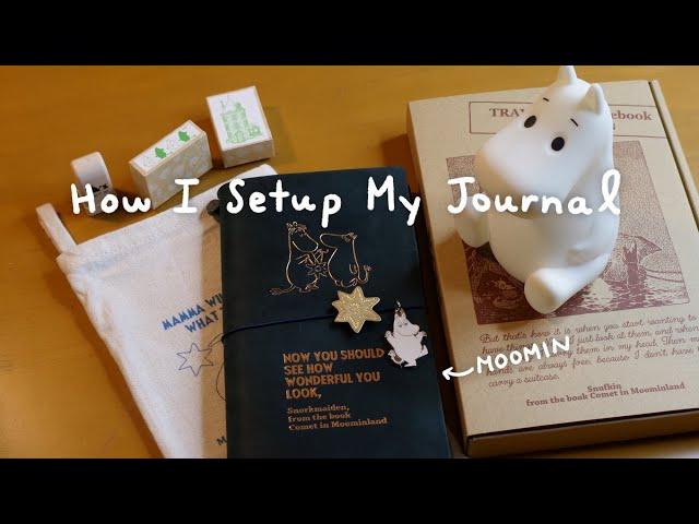 How I Setup My Journal (TRAVELER’s Notebook MOOMIN EDITION)  | Rainbowholic