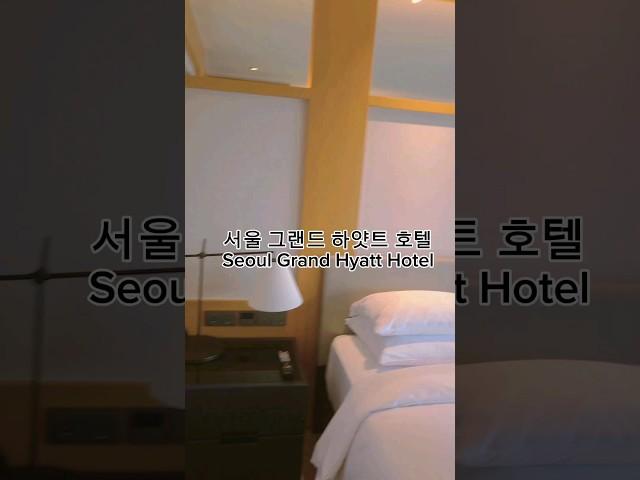 서울 그랜드 하얏트 호텔 트윈베드룸 한강뷰 Seoul Grand Hyatt Hotel river view standard room #알고리즘