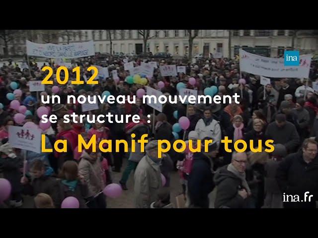 2012 : la Manif pour tous s’impose dans le débat public | Franceinfo INA