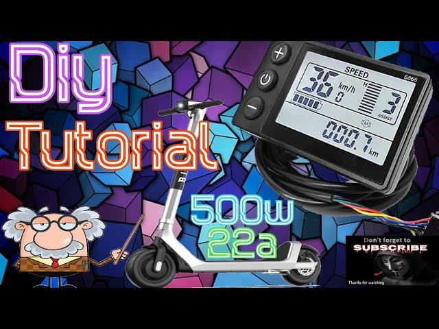 S866 display | bird 2 scooter | Conversion | Tutorial￼ | #diy  #project