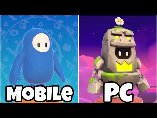 FALL GUYS MOBILE VS PC COMPARISON!