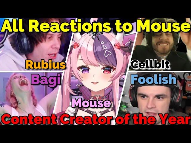 ALL QSMP Members React to IronMouse Winning Content Creator of the Year on The Game Awards.