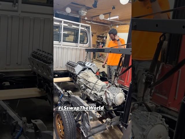 LS Swapped Kei Truck  | #lsswap #subarusambar #kei #keitruck #minitruck #corvette