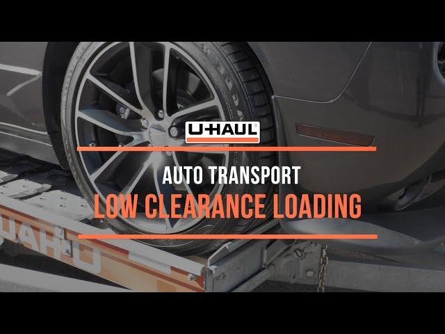 Auto Transport: Low Clearance Loading