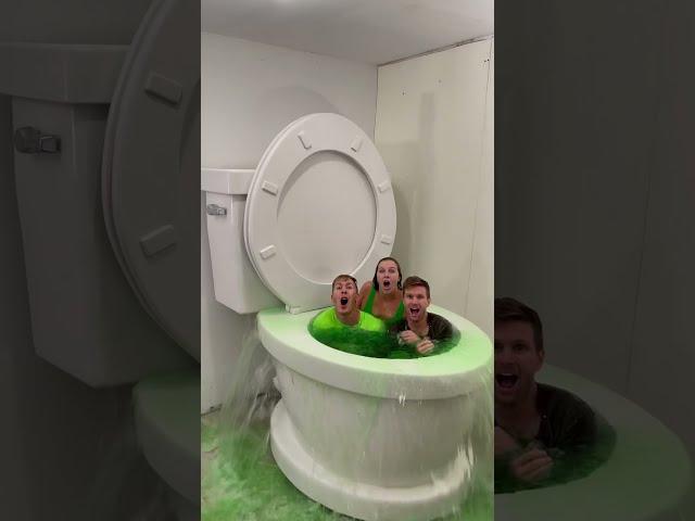 Giant Toilet is LAVA Green 2 #shorts