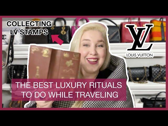 The BEST luxury to collect while traveling | My Louis Vuitton stamp collection | tips & tricks