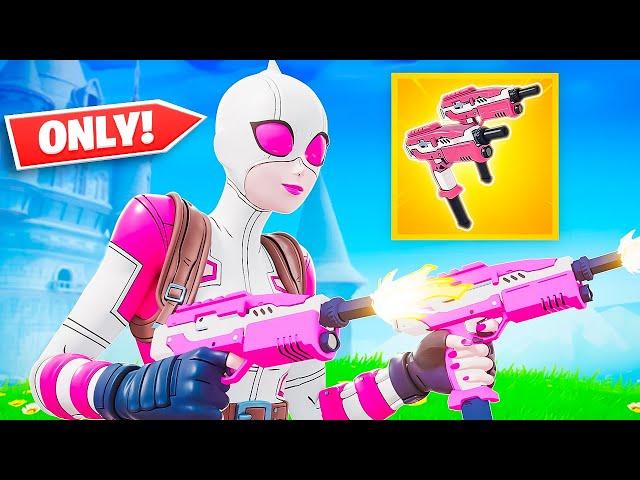 The GWENPOOL’S DUAL SMGS *ONLY* Challenge in Fortnite!