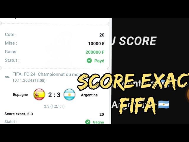 COMMENT AVOIR DES BONNE PREDICTION SUR LE FIFA 24 CHAMPIONNAT DU MONDE