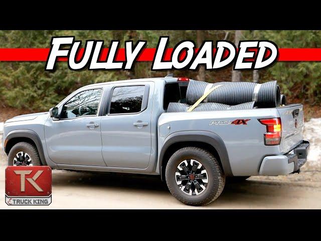 2022 Nissan Frontier PRO-4X MAX Payload Test - Hauling Heavy in a Little Nissan