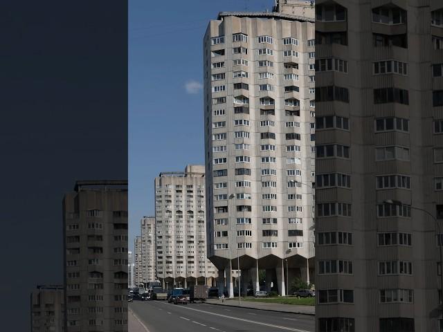  Russia | St. Petersburg - Microrayon"Novosmolenskaya Naberezhnaya" #brutalism #architecture