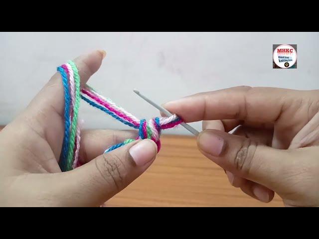 Wonderful  crochet chain/I-CORD/Dori#woolencraft #croche#woolen chain for Blouse/Bags #8M VIEWS 