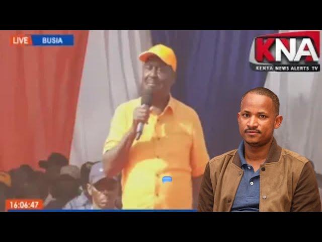 "SIJAONA BABU OWINO HAPA!' RAILA SHOCKED AS BABU OWINO MISSES ODM'S 20 YEARS CELEBRATION IN BUSIA