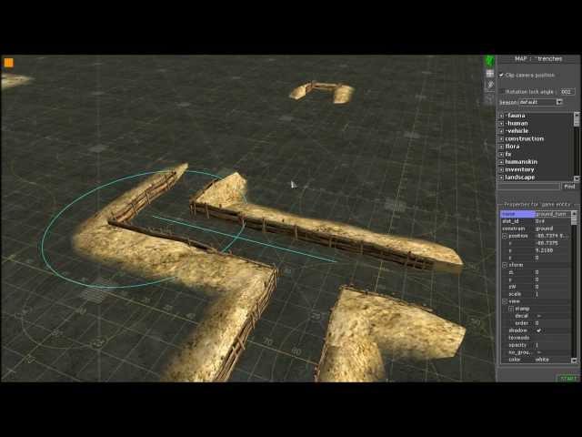 Men of War Assault Squad GEM Editor Tutorial: Trenches