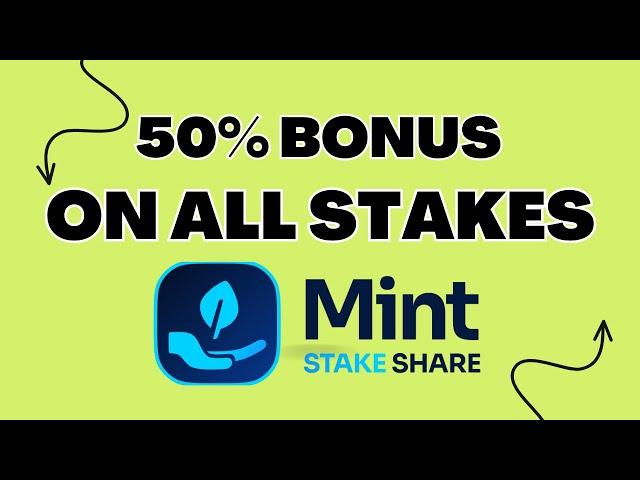 Free Crypto!!!(50% Staking Bonus) - Mint Stake Share(November Promo)