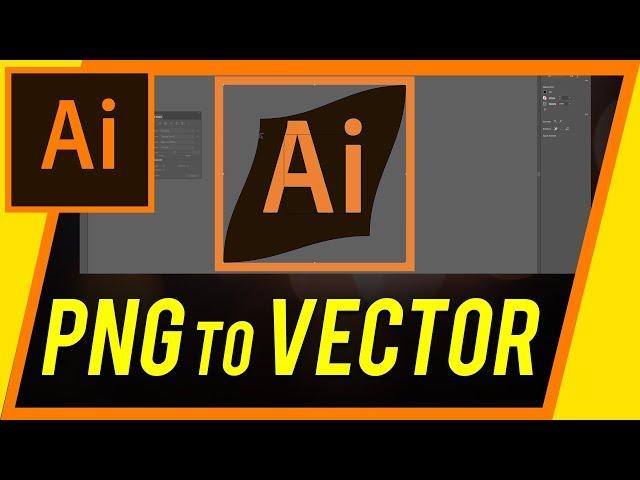 How To Convert a PNG To Vector with Illustrator