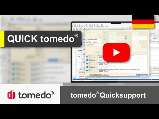 Regelleistungsvolumen RLV - Teil 4 – tomedo® (Quick Support)