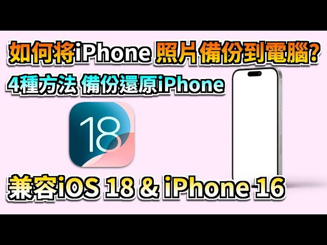 2024年【iPhone 照片備份到電腦】最強方法！一鍵免費備份照片到電腦，再回復到iPhone 16，超快過相！| 適用Windows & Mac