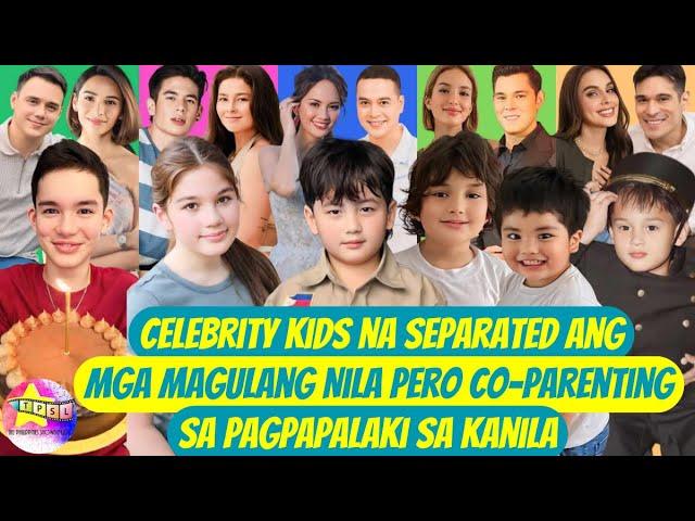 Celebrity Kids na Separated ang mga Magulang Nila pero Co Parenting sa Pagpapalaki sa kanila