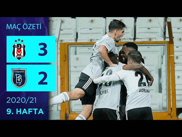 ÖZET: Beşiktaş 3-2 M. Başakşehir | 9. Hafta - 2020/21