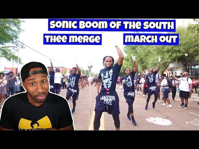 BandHead REACTS to Jackson State University J5 Drum Major March Out - THEE MERGE (2024)