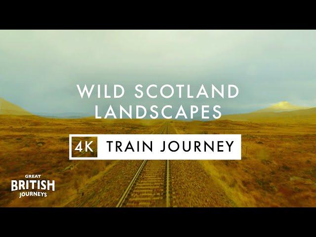 Stunning Scotland in 4K I Drivers Eye Train Journey I Crianlarich - Arrochar & Tarbet