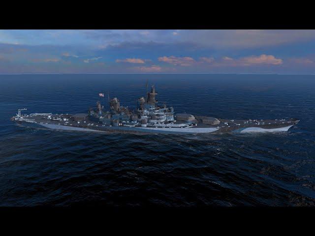 This wasn't fair   - Black Iowa Tier 9  limited battleship - World of Warships Blitz