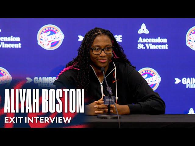 Aliyah Boston 2024 Exit Interview | Indiana Fever