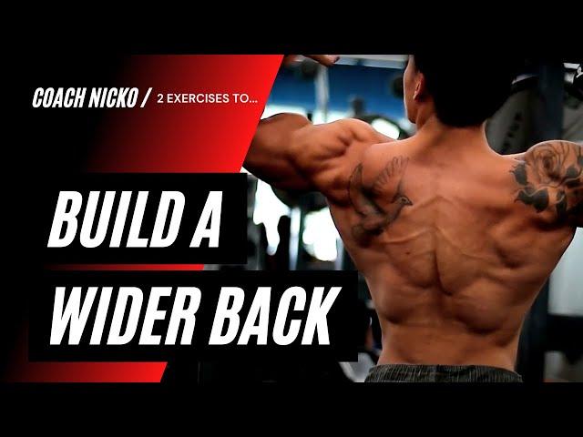 Build A WIDER Back (2 Must Do Exercises)