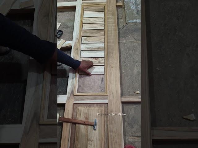 Door design|| wooden door panel design #woodskills #furniturehelpvideo