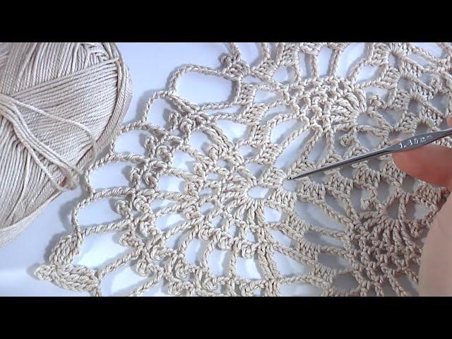 VERY Beautiful crochet MOTIVE /How to Join Motifs in a GENTLE Fabric for Any Product