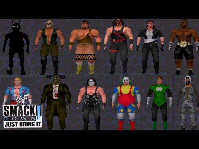 12 Good and Evil CAWs For WWF SmackDown! Just Bring It