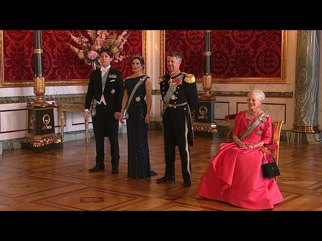 Royal banquet for Prince Christian of Denmark's 18 year birthday