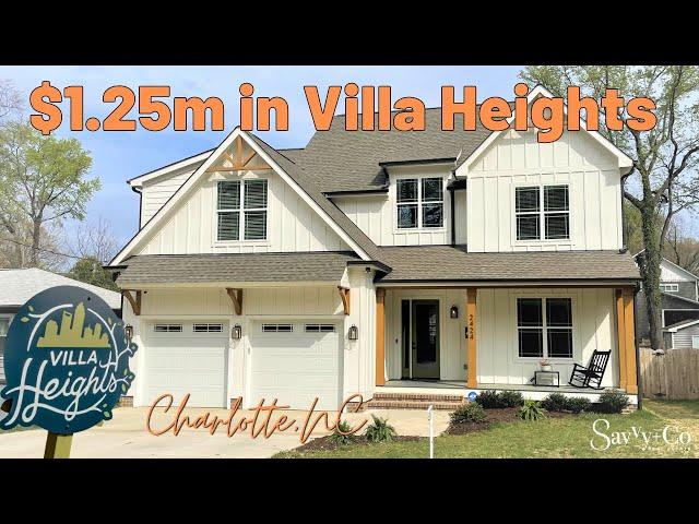 Charlotte, NC | Villa Heights New Construction Home Tour | 2424 Barry St | $1.2 Mil | House Tour