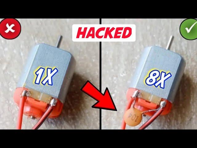 Hack This Dc Motor With These Easy Tips! Dc motor life hacks