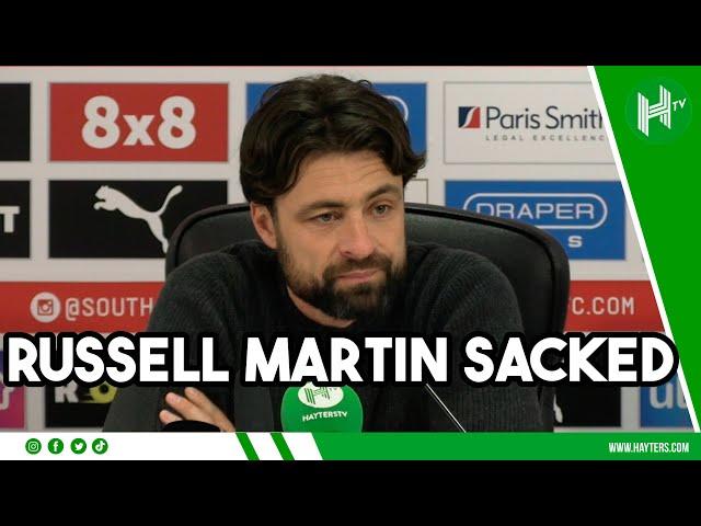 Russell Martin's press conference MOMENTS before he was sacked!